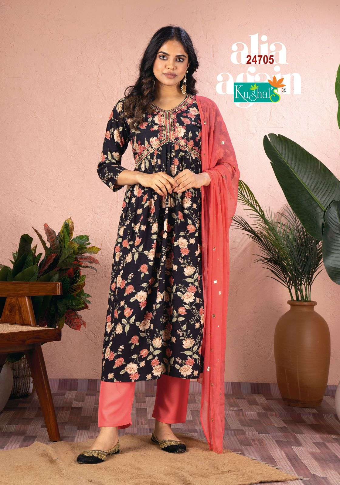 Kushals Alia Again Rayon Foil Printed Kurti Wholesale catalog