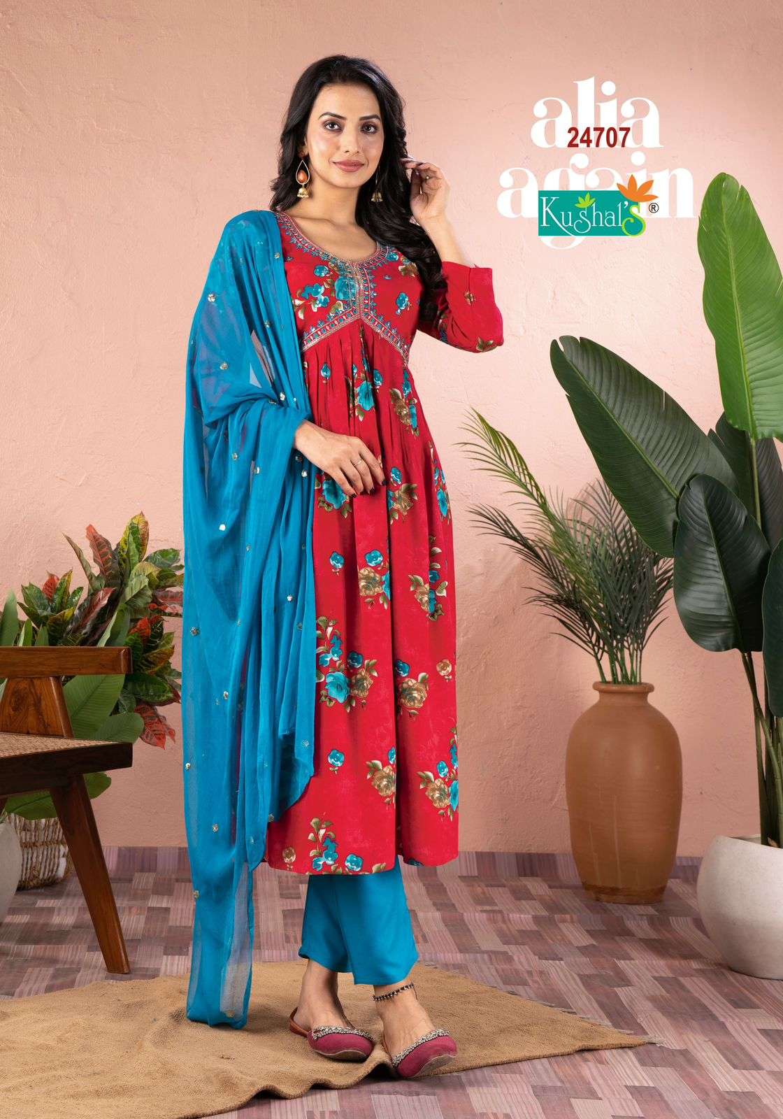 Kushals Alia Again Rayon Foil Printed Kurti Wholesale catalog