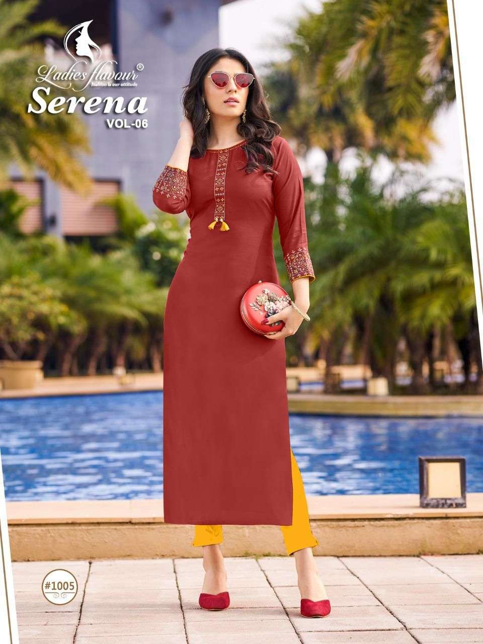 L.f Serena vol-6 Kurti Wholesale catalog