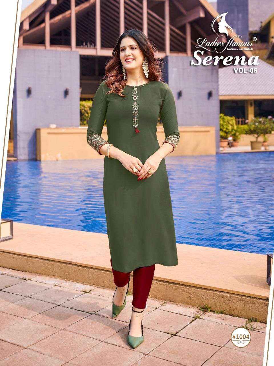 L.f Serena vol-6 Kurti Wholesale catalog