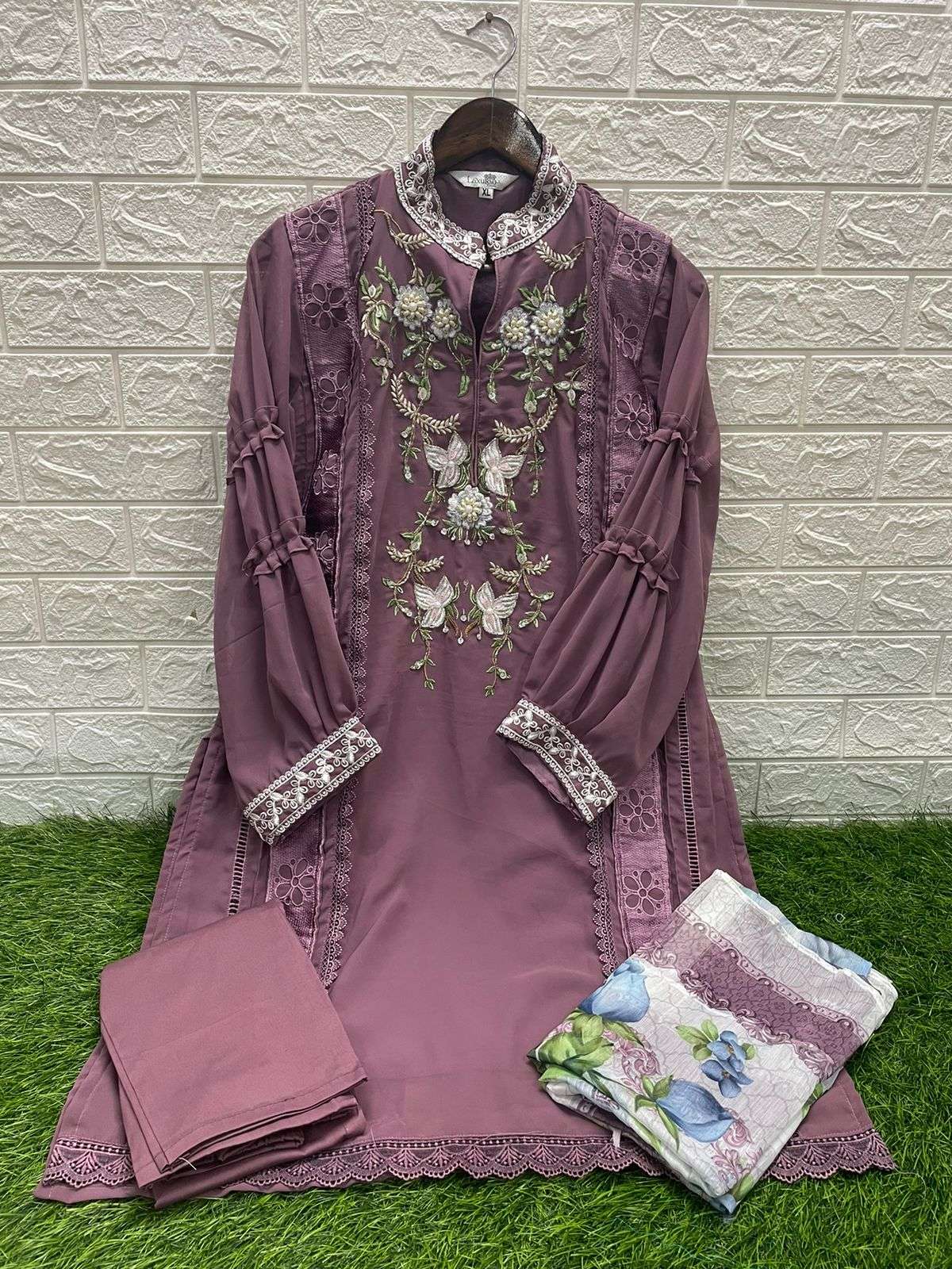 Laxuria Trendz 1277 Faux Georgette Ready Made Dress Wholesale catalog