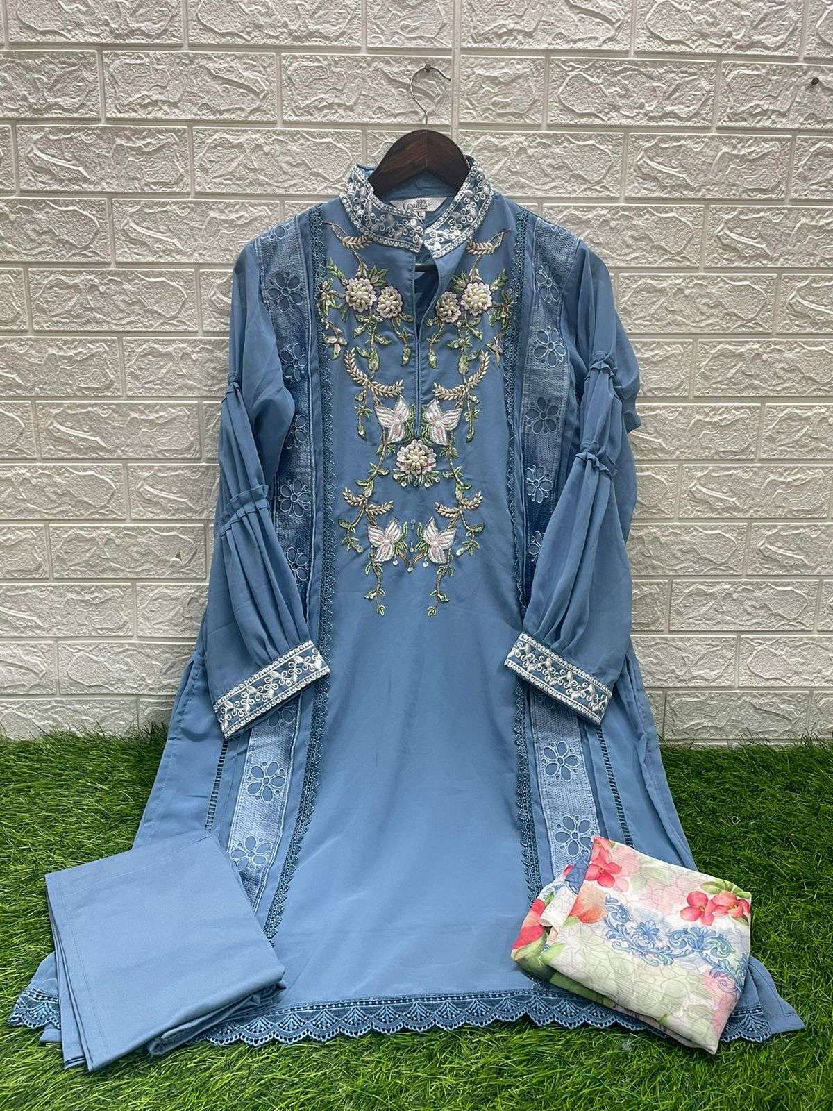 Laxuria Trendz 1277 Faux Georgette Ready Made Dress Wholesale catalog