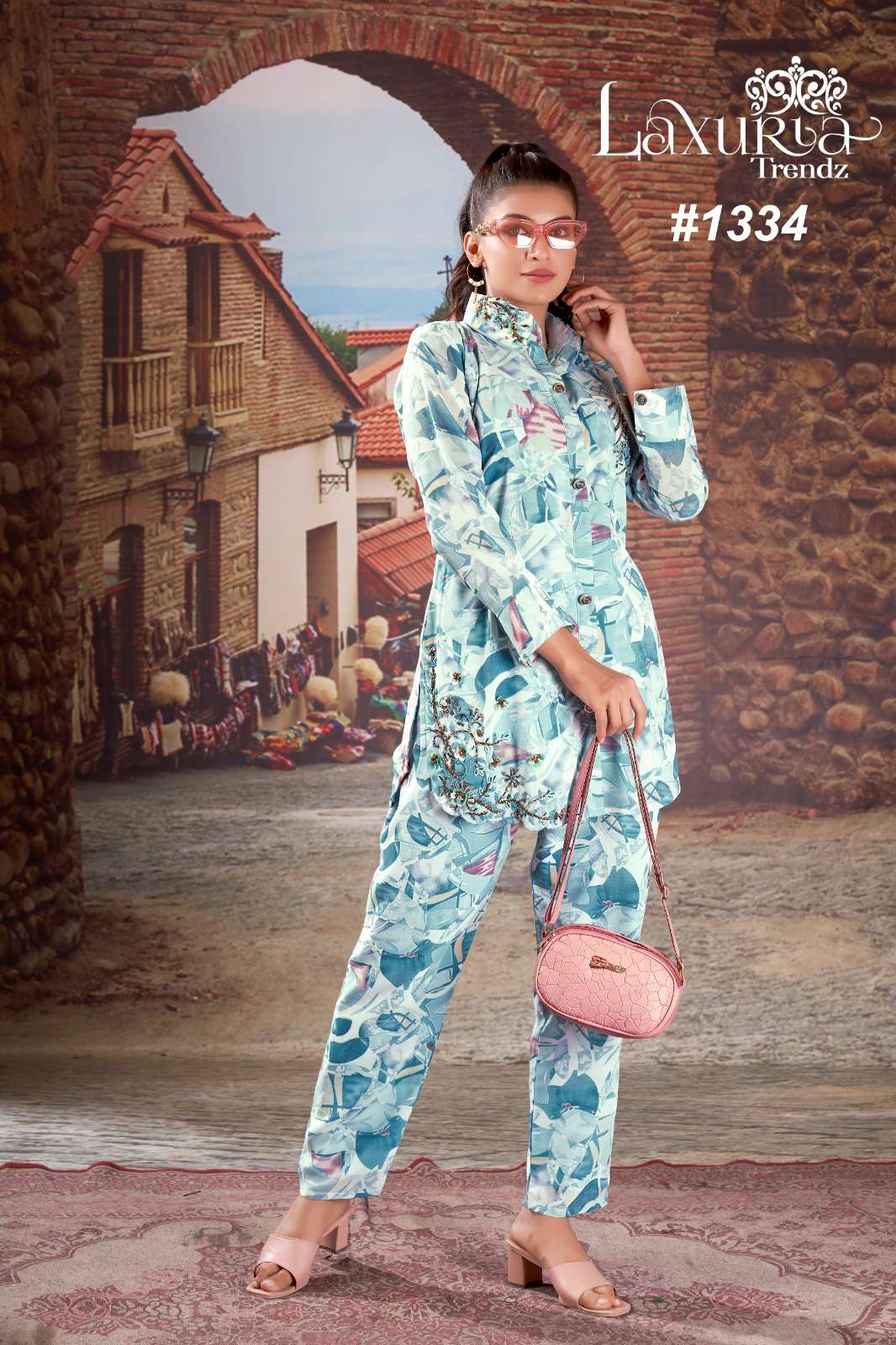 Laxuria Trendz 1334 Western Wear Kurti Top With Bottom Wholesale catalog