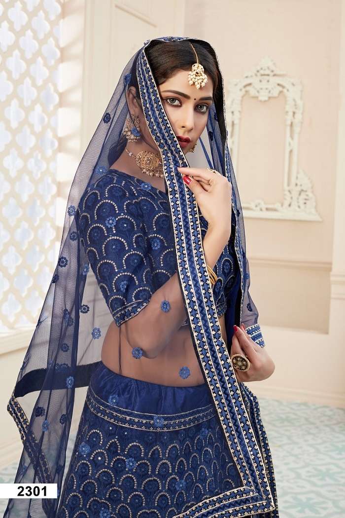 LIHAAZ VOL- 2301 A GREAT COLLECTION OF THIS WEDDING LEHENGA CHOLI Wholesale catalog