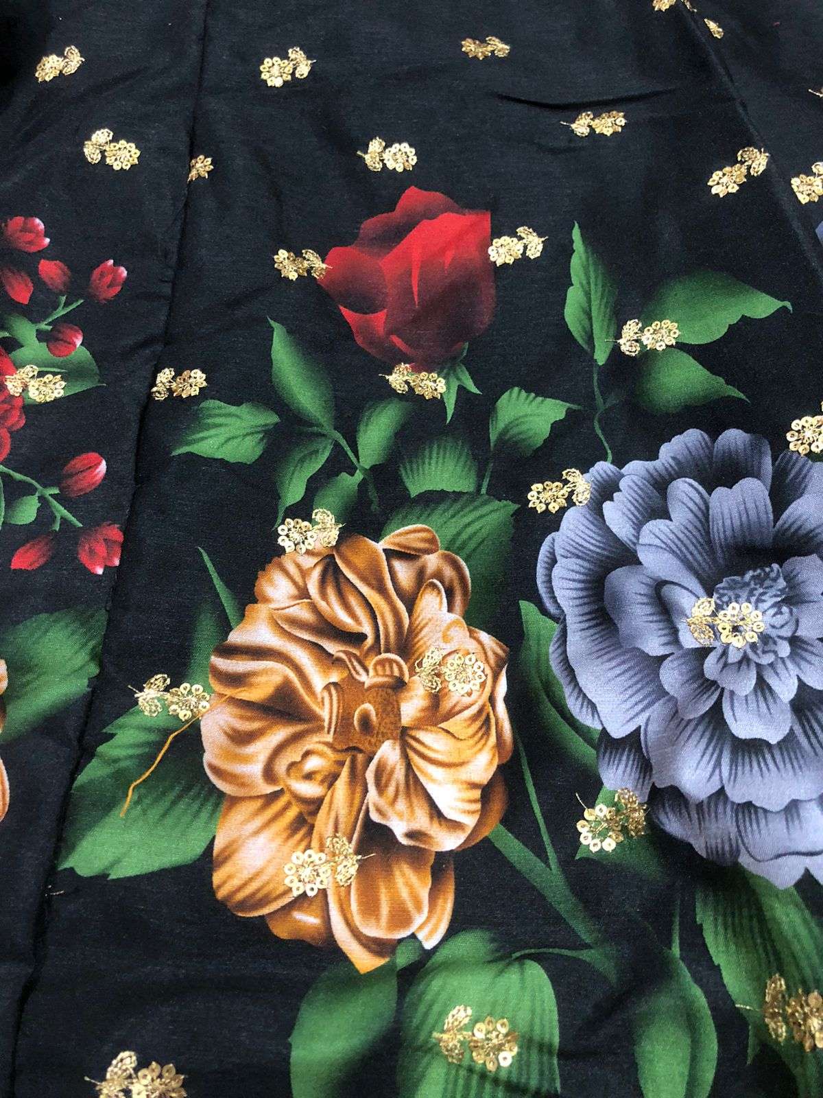 LISHVAA VOL-1 BLACK  WEDDING SEASON SPECIAL FLOWER PRINTED LEHNAGA CHOLI Wholesale catalog
