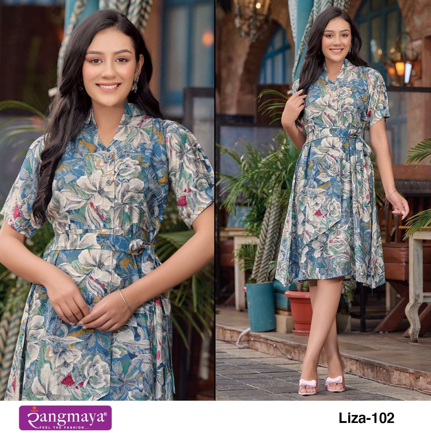LIZA Modal Print Kurti Wholesale catalog
