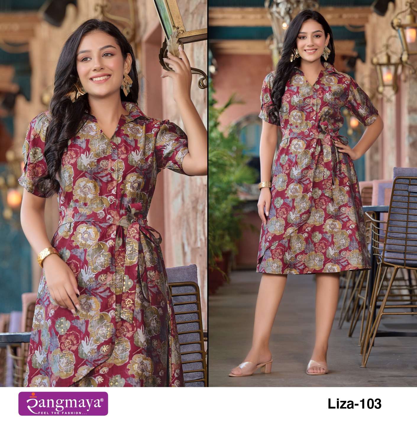 LIZA Modal Print Kurti Wholesale catalog