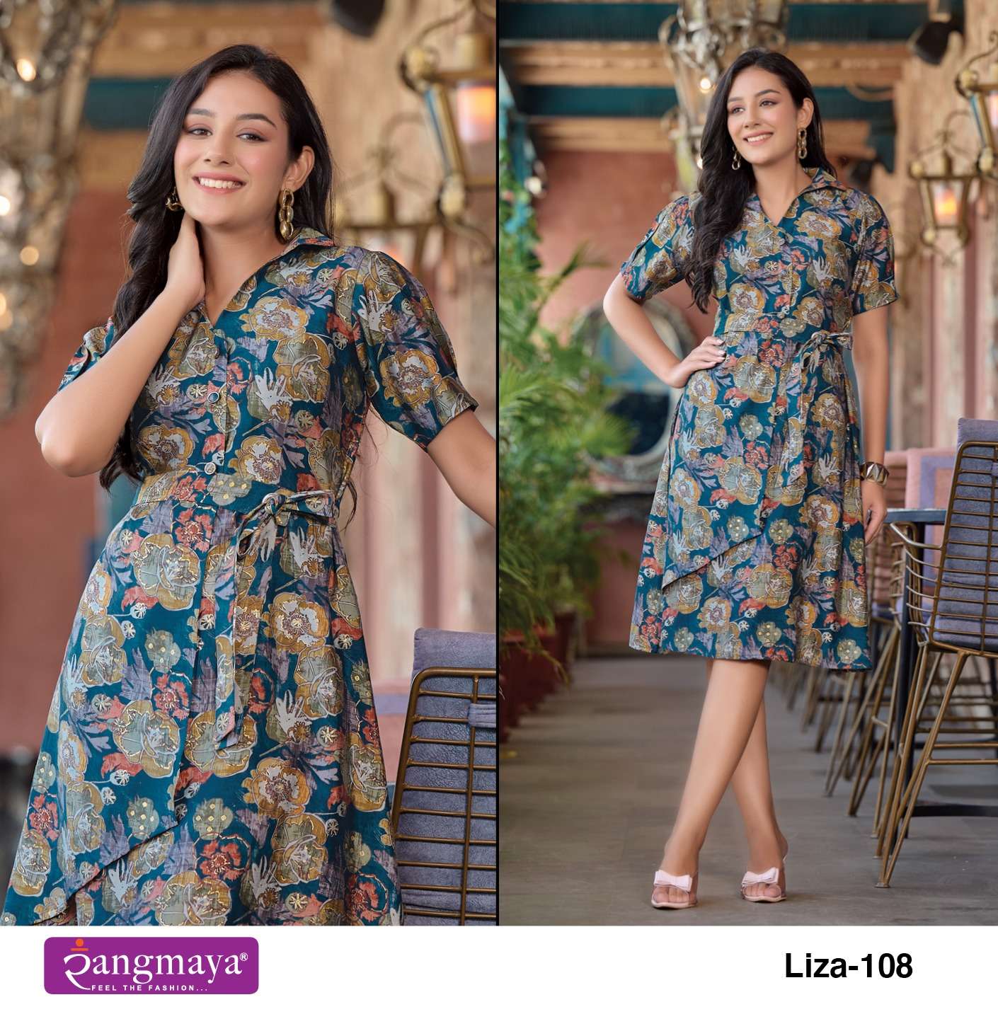 LIZA Modal Print Kurti Wholesale catalog
