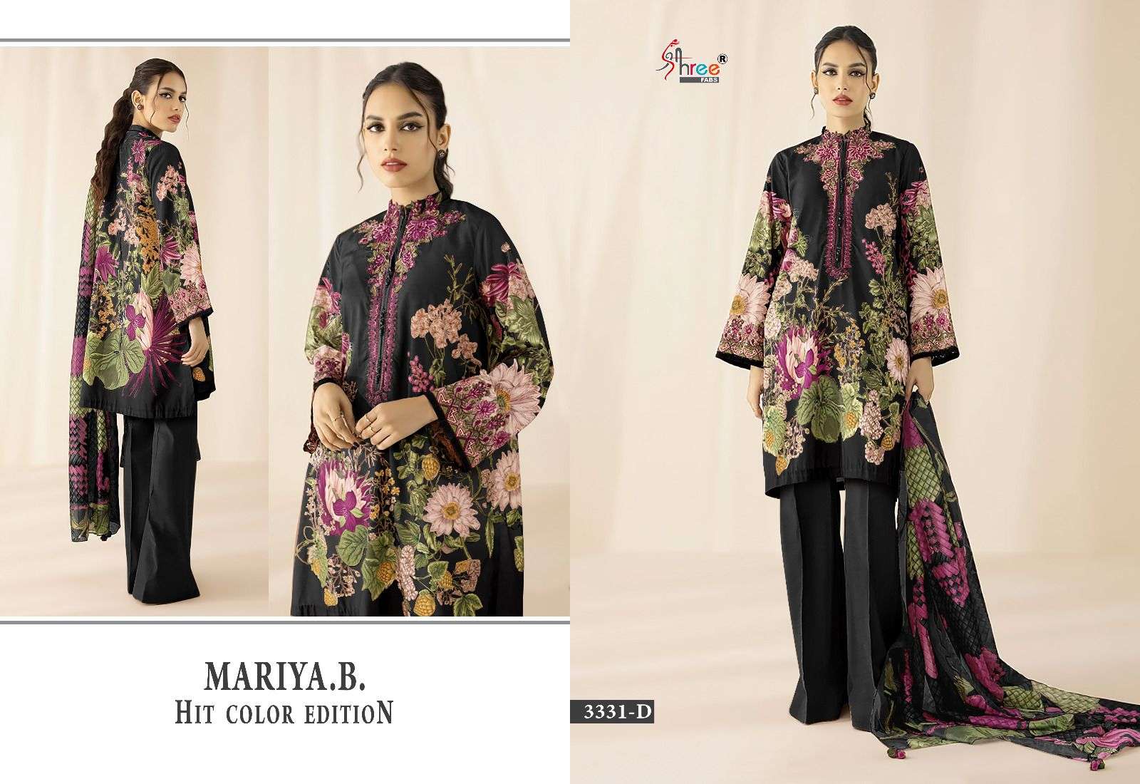 MARIA B HIT exclusive patch embroidery lawn Dupatta Salwar Kameez Wholesale catalog