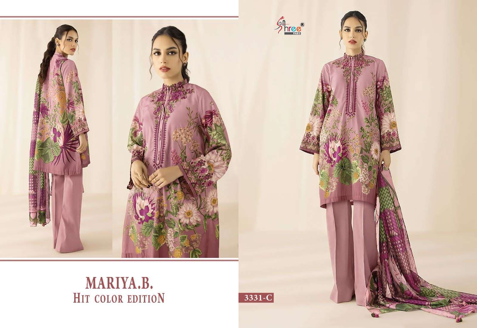 MARIA B HIT exclusive patch embroidery lawn Dupatta Salwar Kameez Wholesale catalog