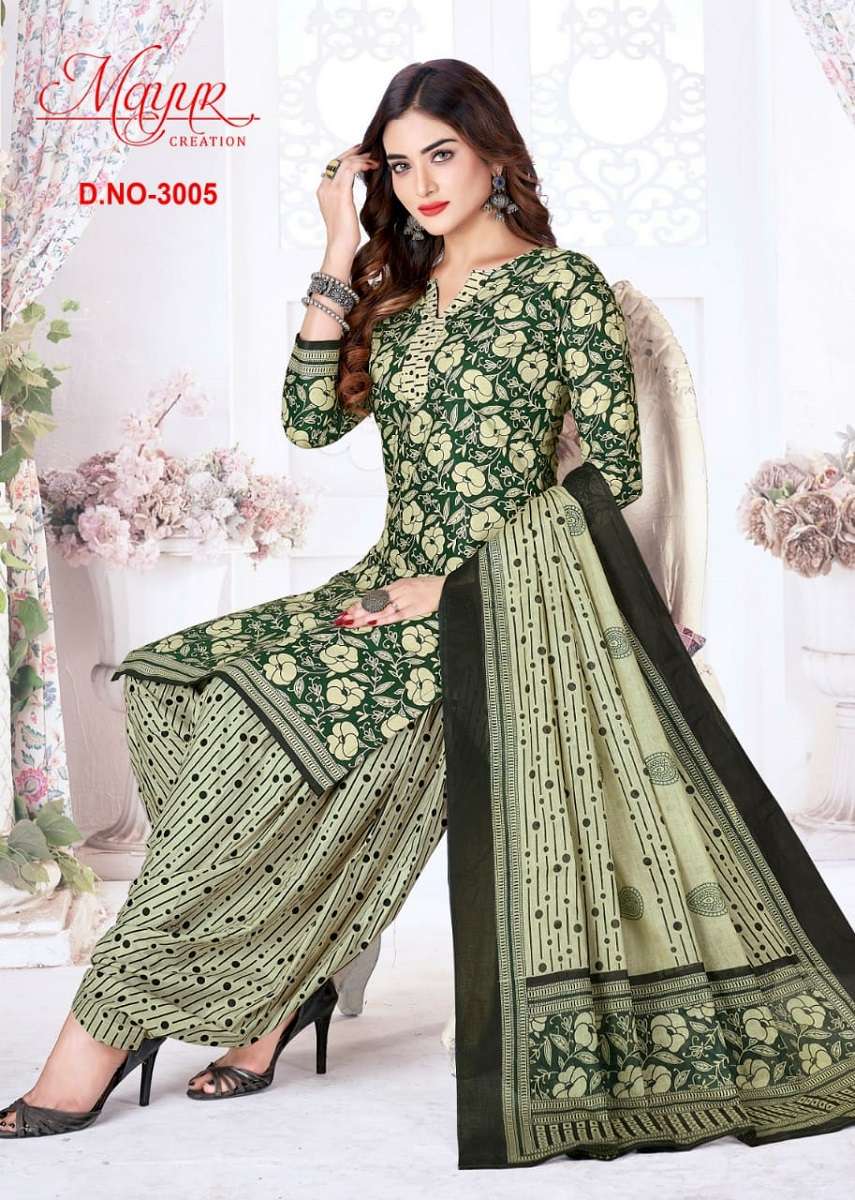 Mayur Tradition Vol-3-Dress Material -Wholesale Catalog