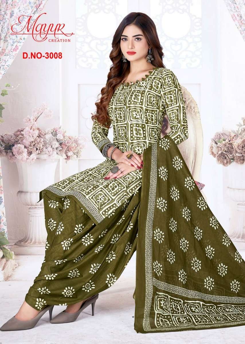 Mayur Tradition Vol-3-Dress Material -Wholesale Catalog