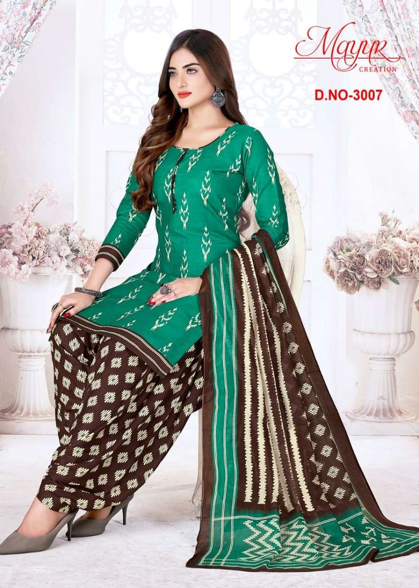 Mayur Tradition Vol-3-Dress Material -Wholesale Catalog