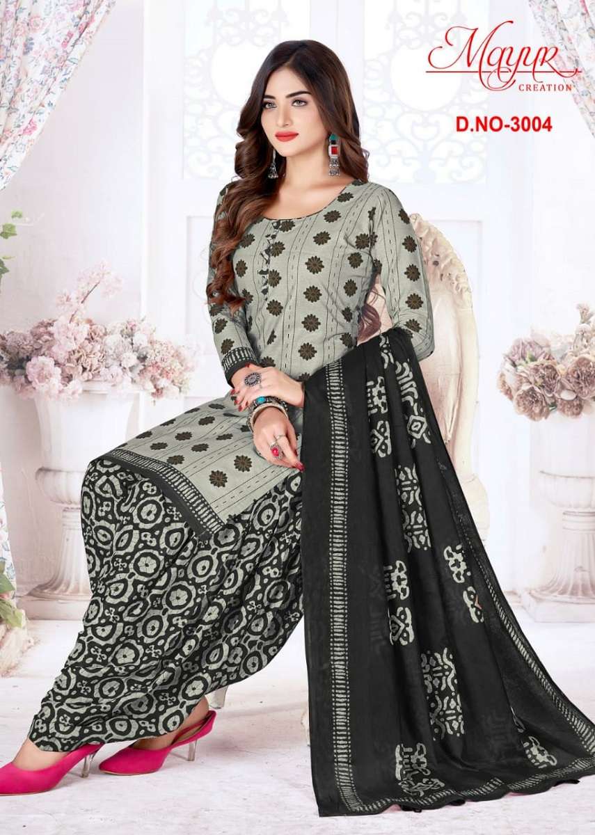 Mayur Tradition Vol-3-Dress Material -Wholesale Catalog