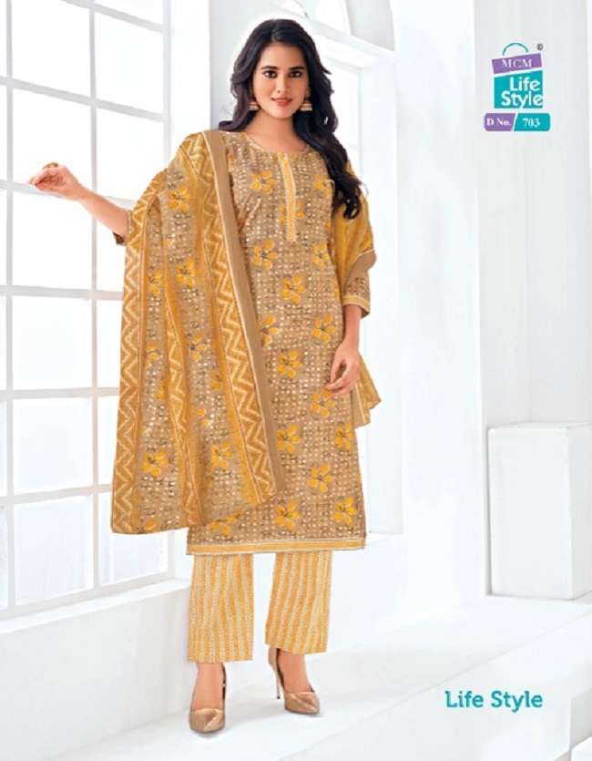 MCM Lifestyle Vol-7-Dress Material -Wholesale Catalog