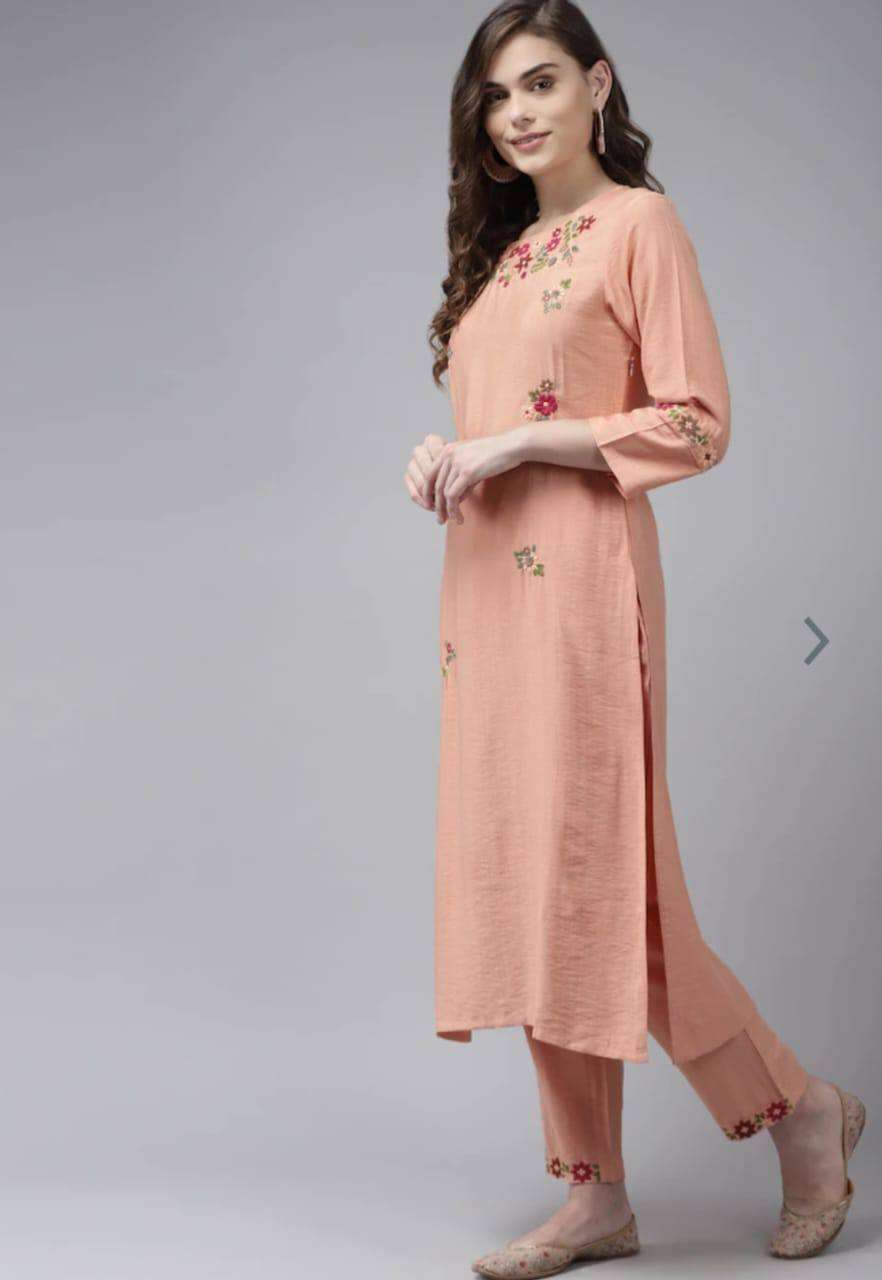 Meera 1401 Rayon Slub Designer Kurti Wholesale catalog