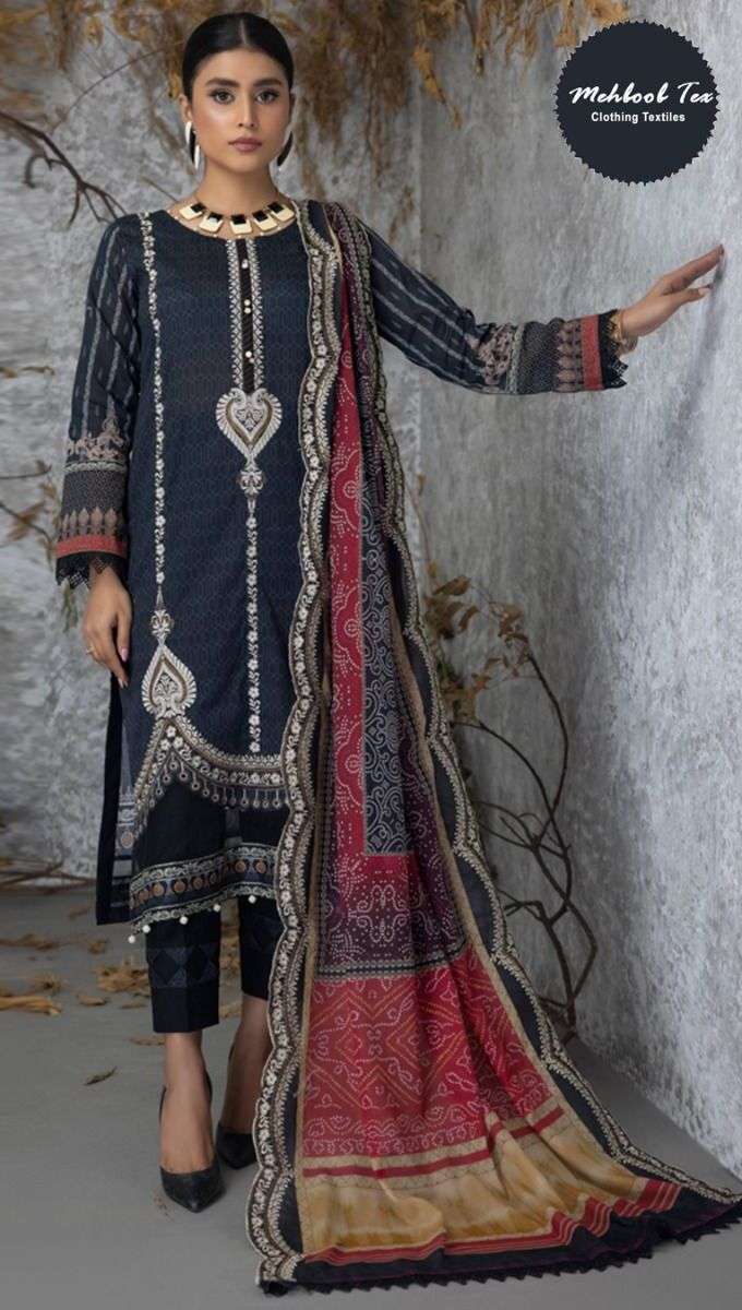Mehbbob Tex 1189 A And B Pakistani Suits Karachi Wholesale catalog