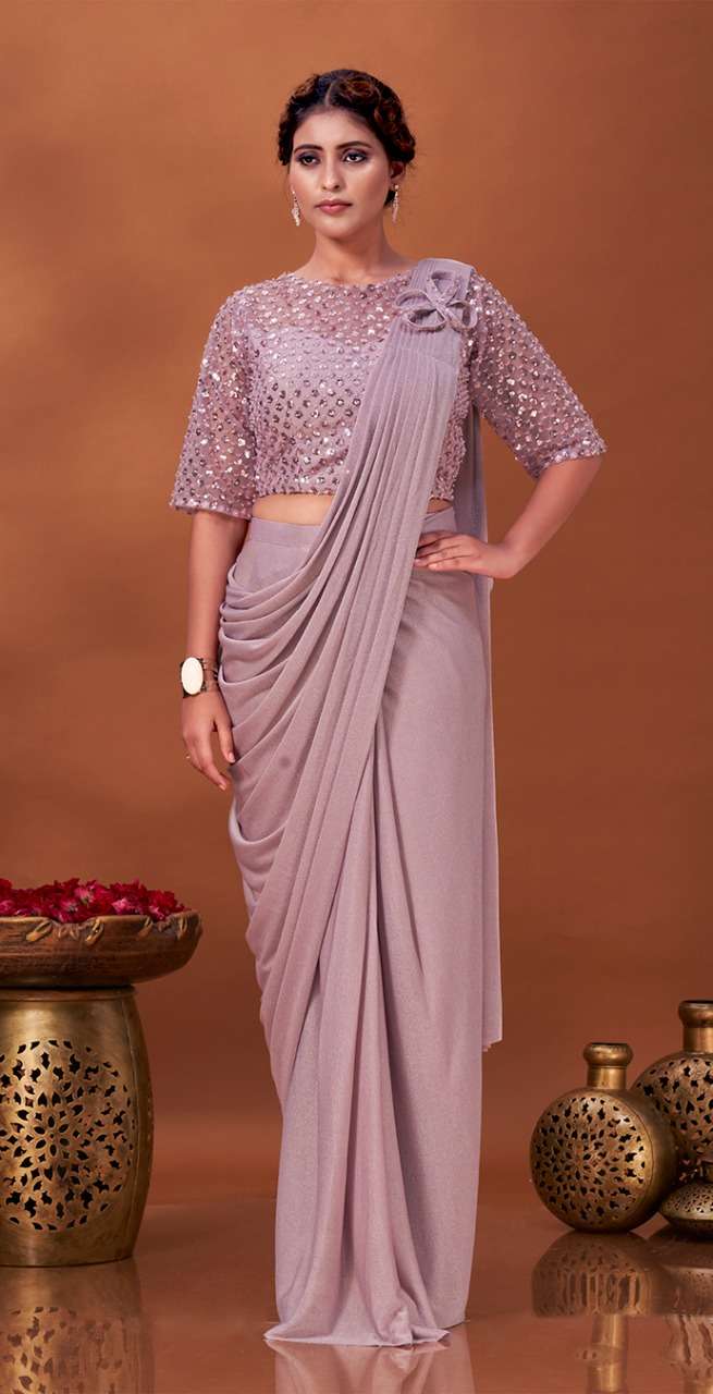 Misty 5891 Ready To Wear Saree Embroidery Work Saree Wholesale catalog