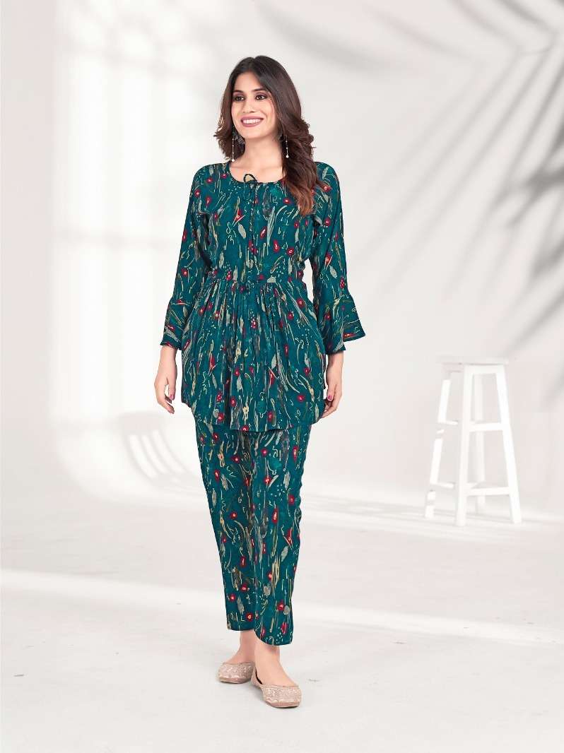 Moksh International Co-ord Set Milky Vol-1 Kurti Wholesale catalog