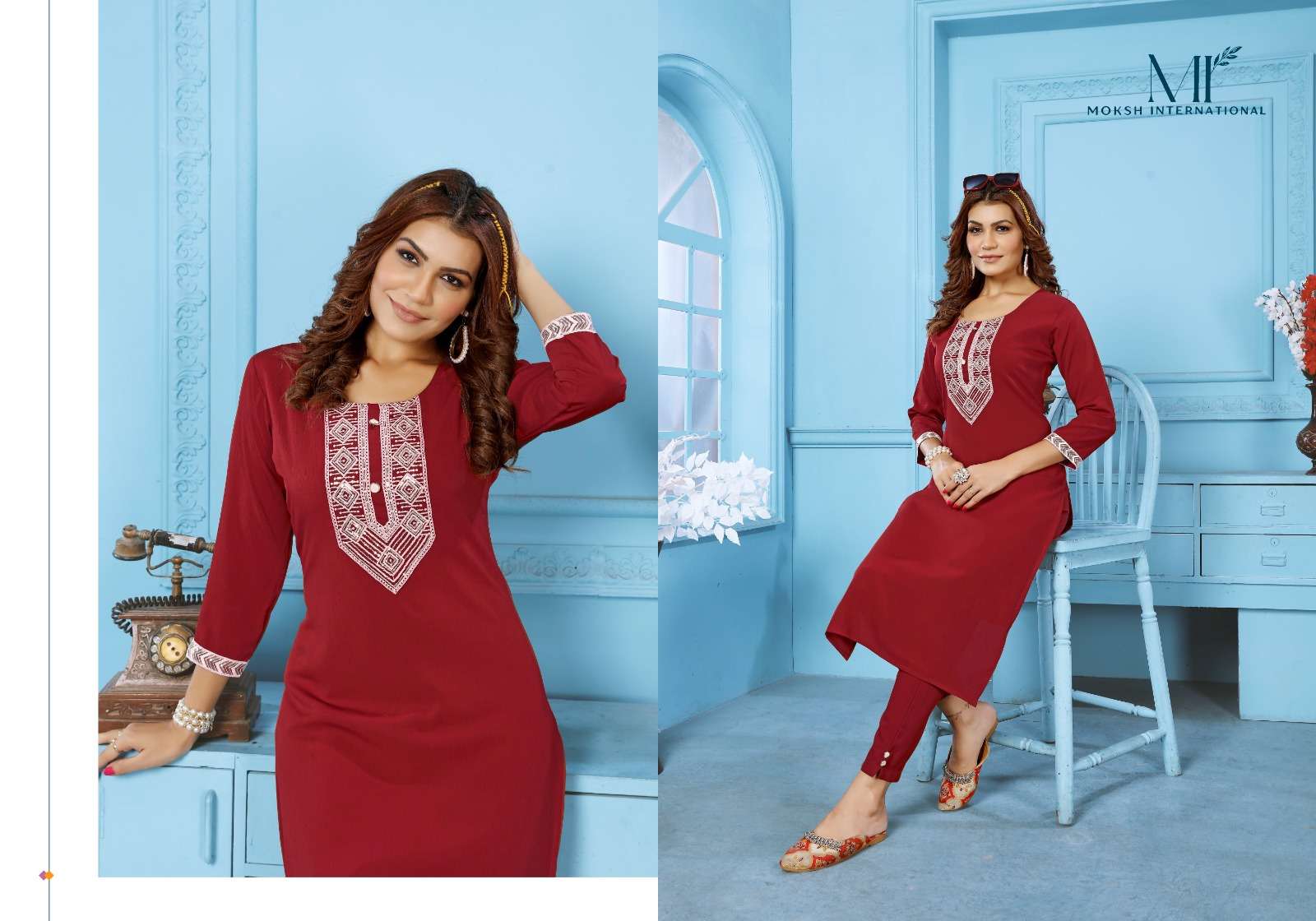 Moksh International Goldy- Vol-1 Kurti Wholesale catalog