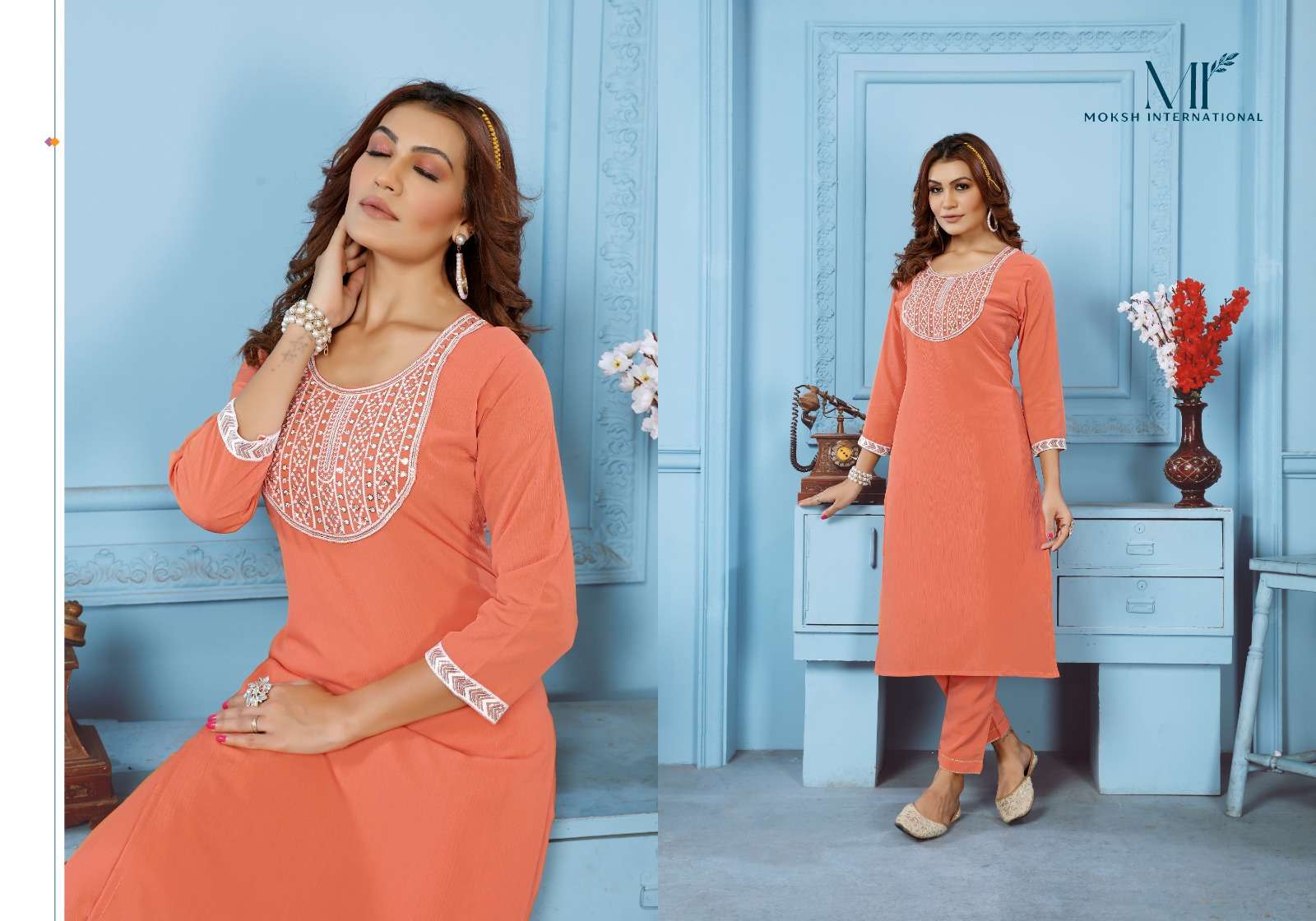 Moksh International Goldy- Vol-1 Kurti Wholesale catalog