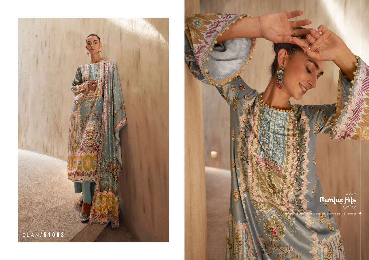 Mumtaz Elan Pashmina Velvet Dress Material Wholesale catalog