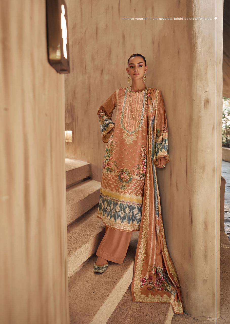 Mumtaz Elan Pashmina Velvet Dress Material Wholesale catalog