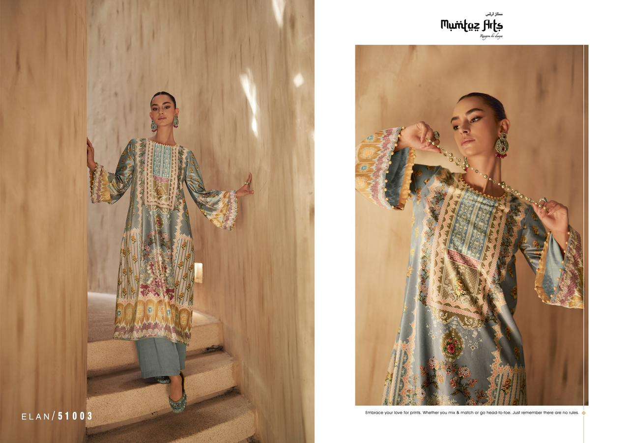 Mumtaz Elan Pashmina Velvet Dress Material Wholesale catalog