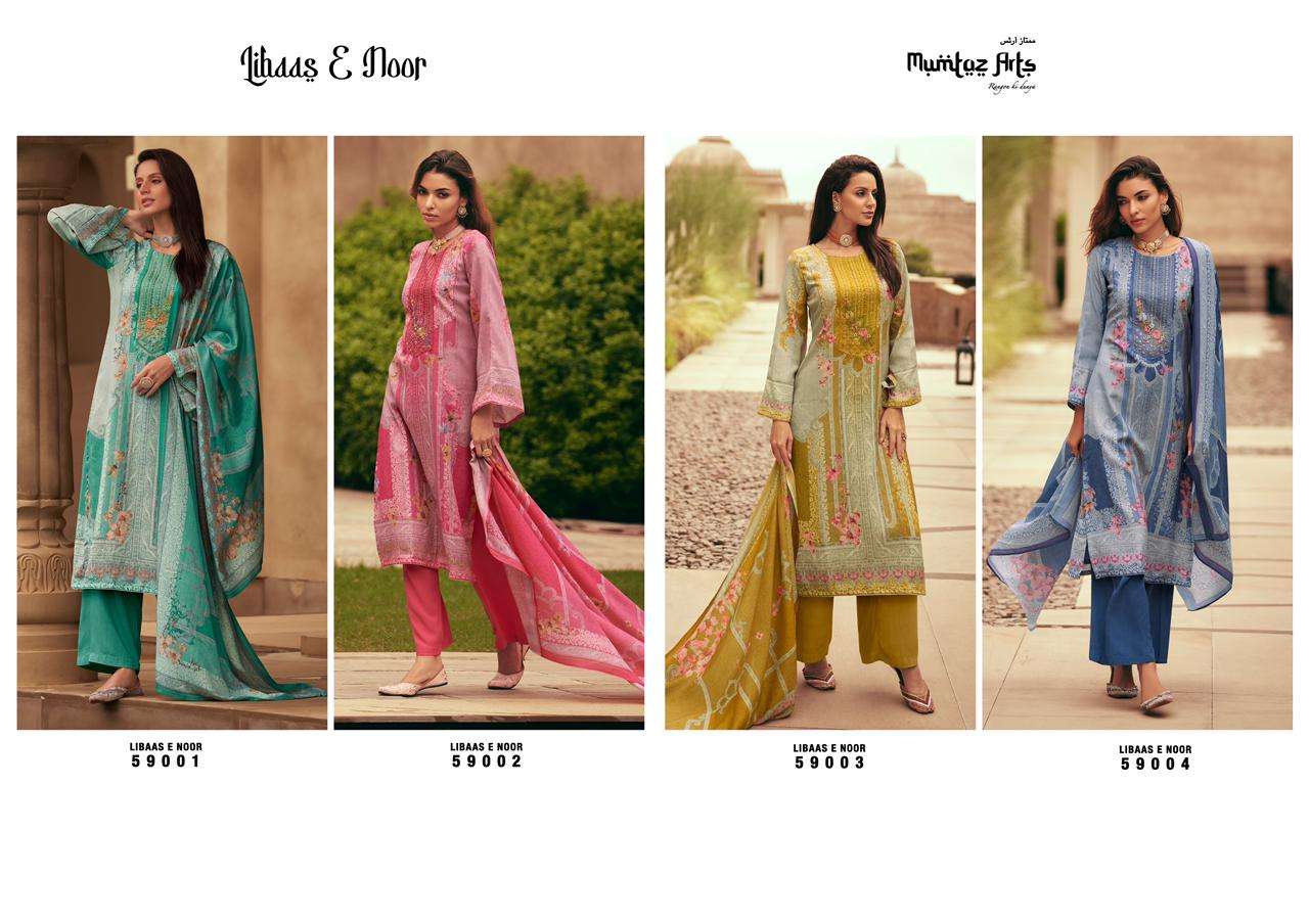 Mumtaz Libaas E Noor Printed Pashmina Salwar Kameez Wholesale catalog