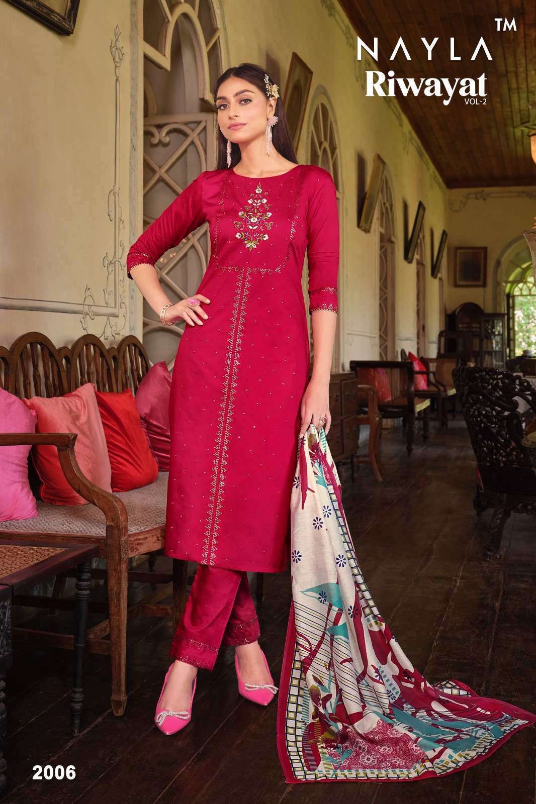 NAYLA RIWAYAT VOL-2 Kurti Wholesale catalog