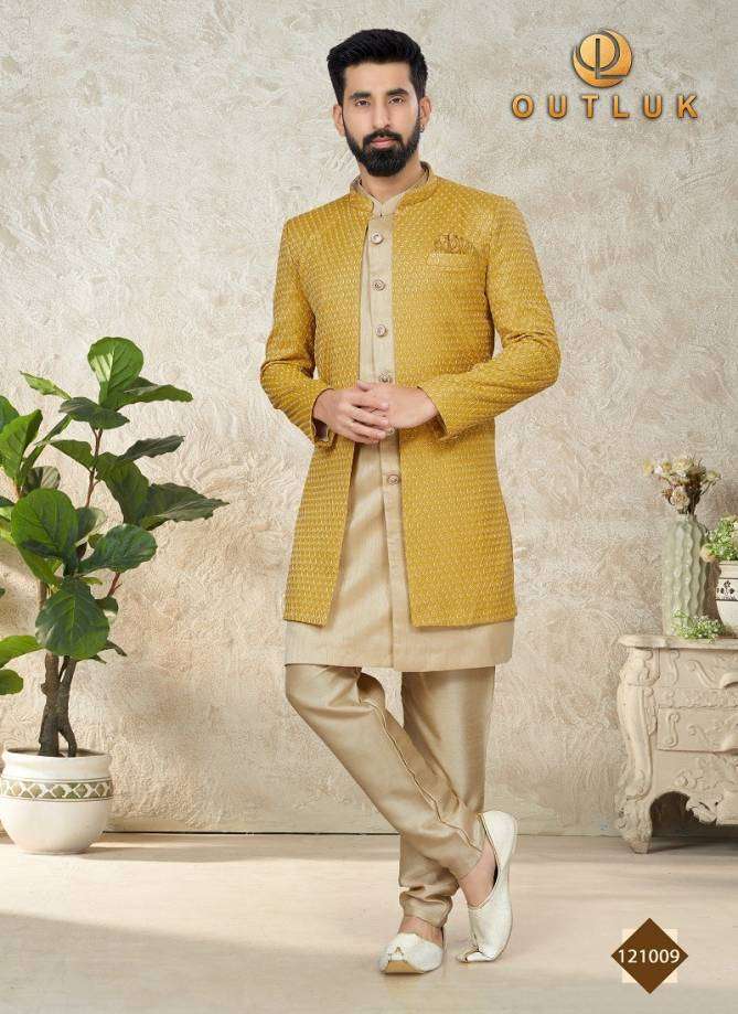 Outluk Vol 121 Mens Kurta Pajama With Jacket Wholesale catalog