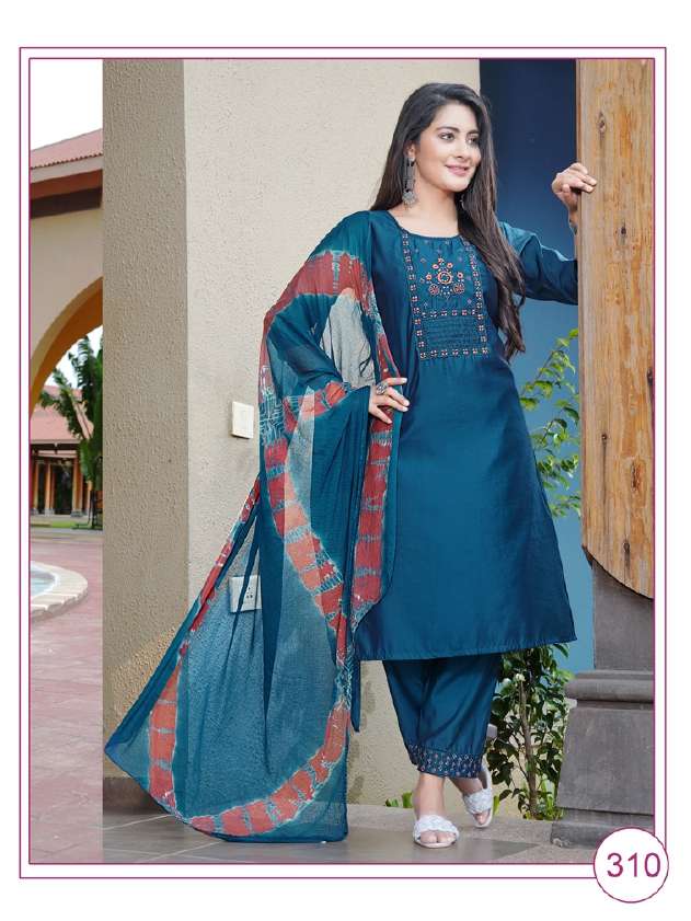 Paavi Bani Vol 3 Heavy Roman Silk Kurti Wholesale catalog