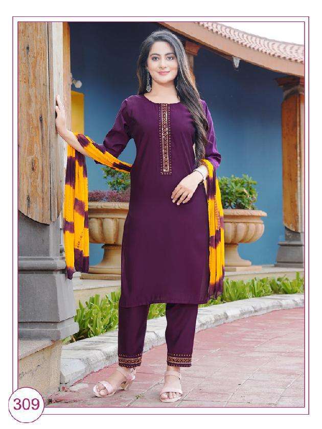 PAAVI BANI VOL.3 HEAVY Roman Silk  Kurti Wholesale catalog