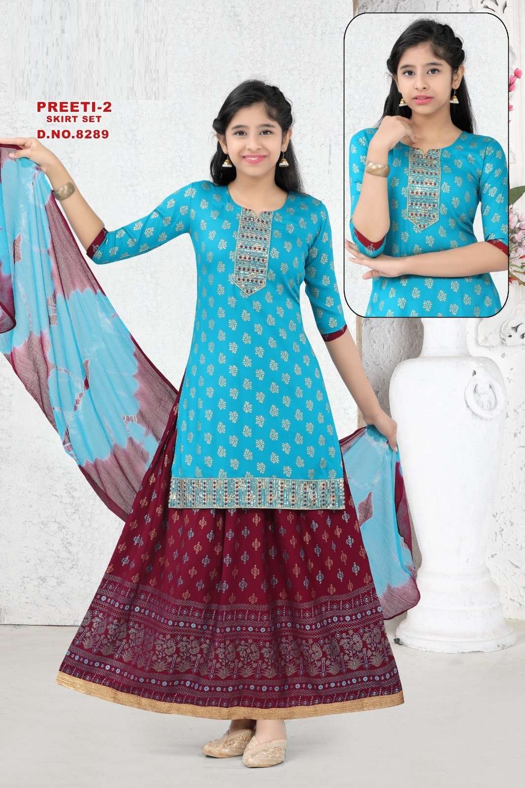 Preeti 2 Rayon Printed Kurti Wholesle catalog