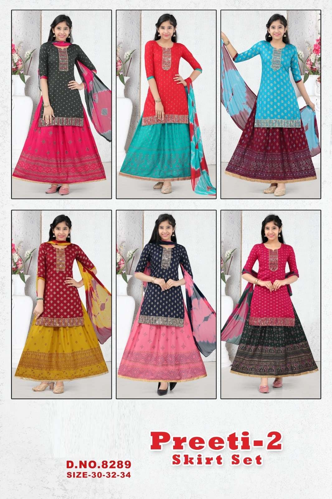 Preeti 2 Rayon Printed Kurti Wholesle catalog