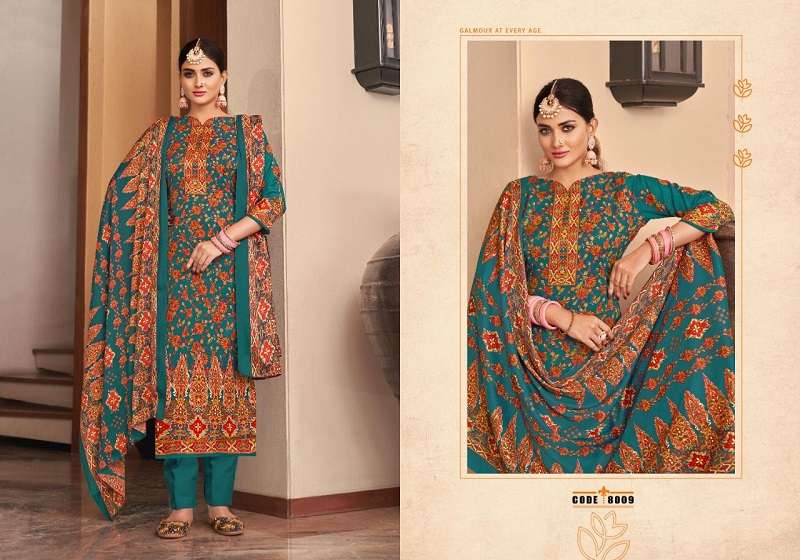 Radhe Fab Kashmir Ki Kali Vol-8 -Dress Material -Wholesale Catalog