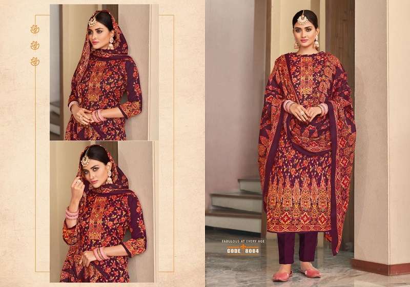 Radhe Fab Kashmir Ki Kali Vol-8 -Dress Material -Wholesale Catalog