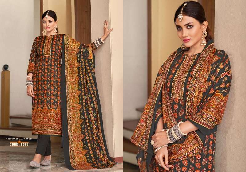 Radhe Fab Kashmir Ki Kali Vol-8 -Dress Material -Wholesale Catalog