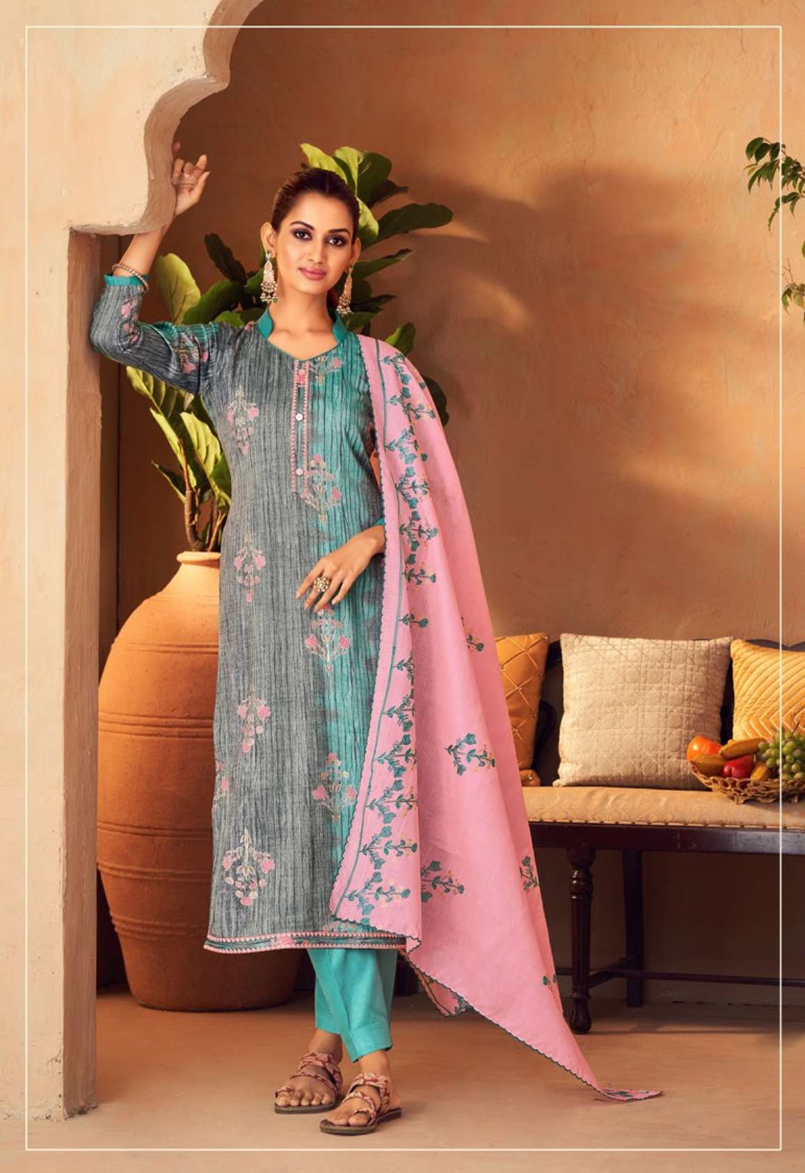 Radhika Blossom 11 Ready Made Exclusive Fancy Dress Materials Wholesale catalog