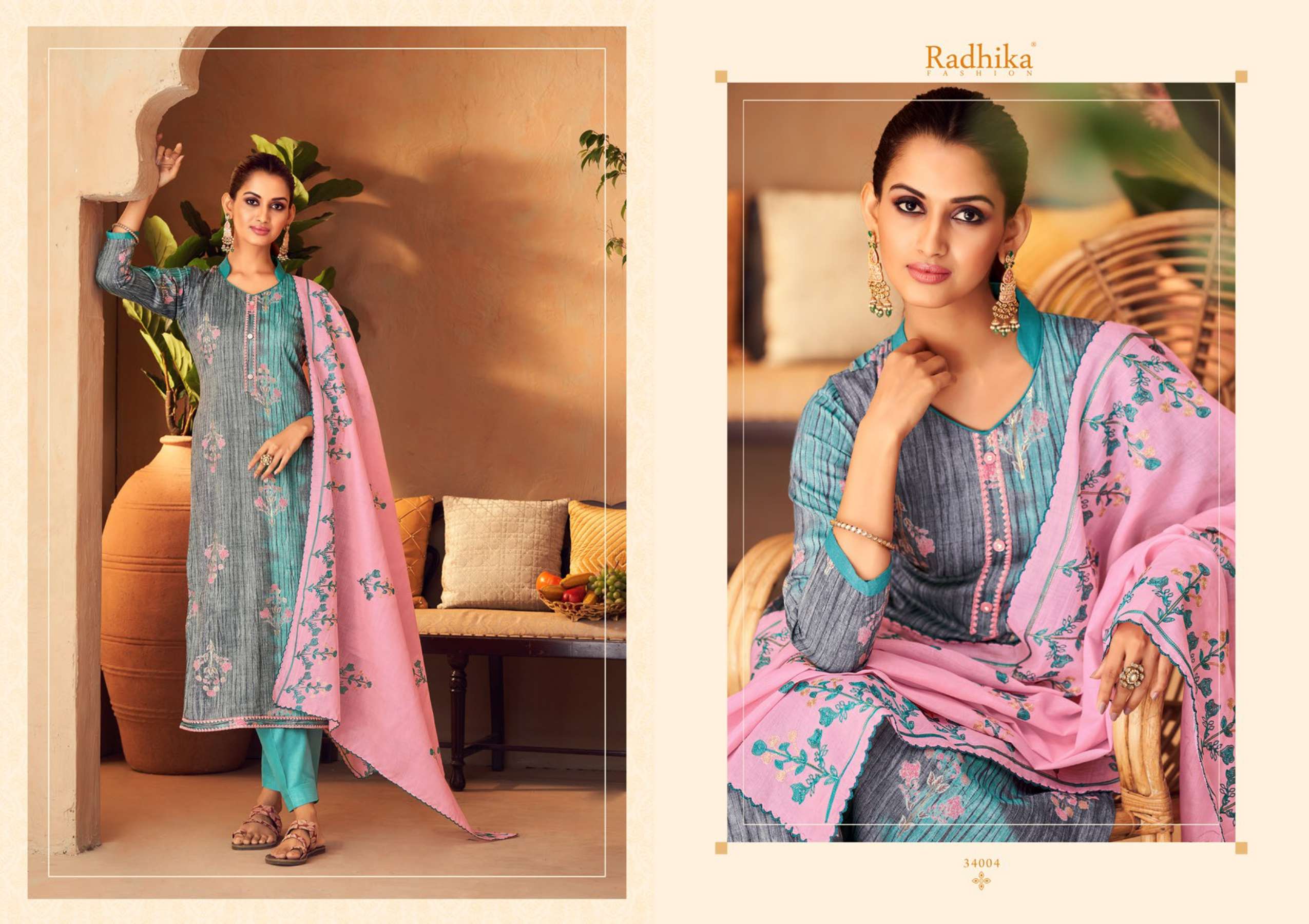 Radhika Blossom 11 Ready Made Exclusive Fancy Dress Materials Wholesale catalog