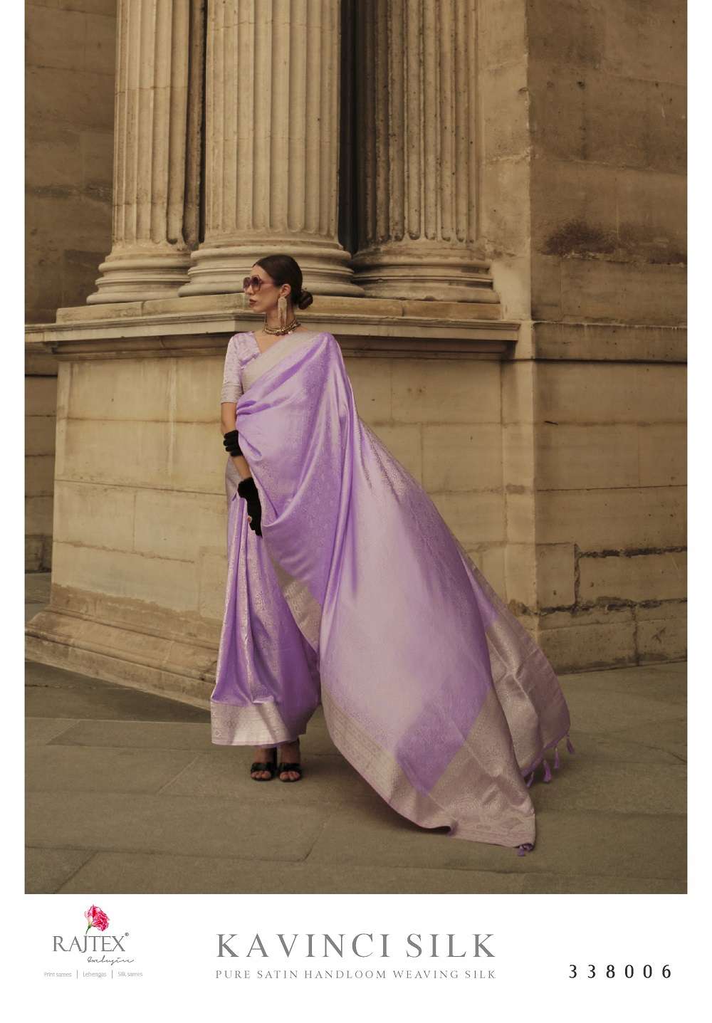 Rajtex Kavinci Silk Handloom Weaving Saree Wholesale catalog