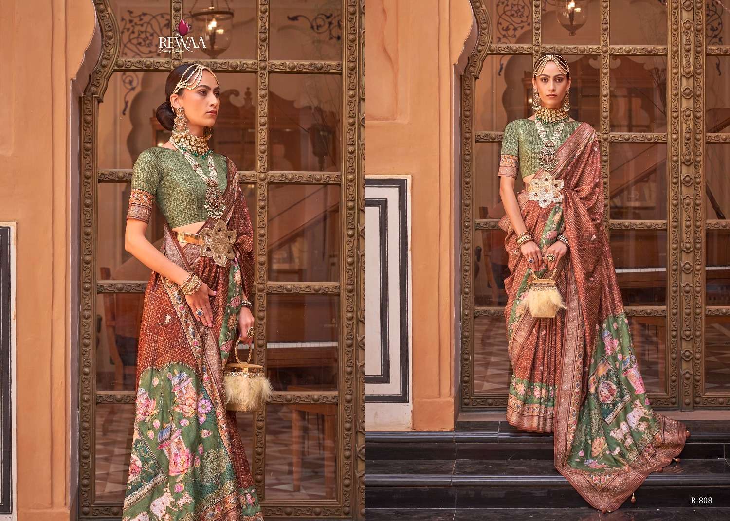 Rewaa Padmavat Vol 2 Silk Blend Designer Saree Wholesale catalog