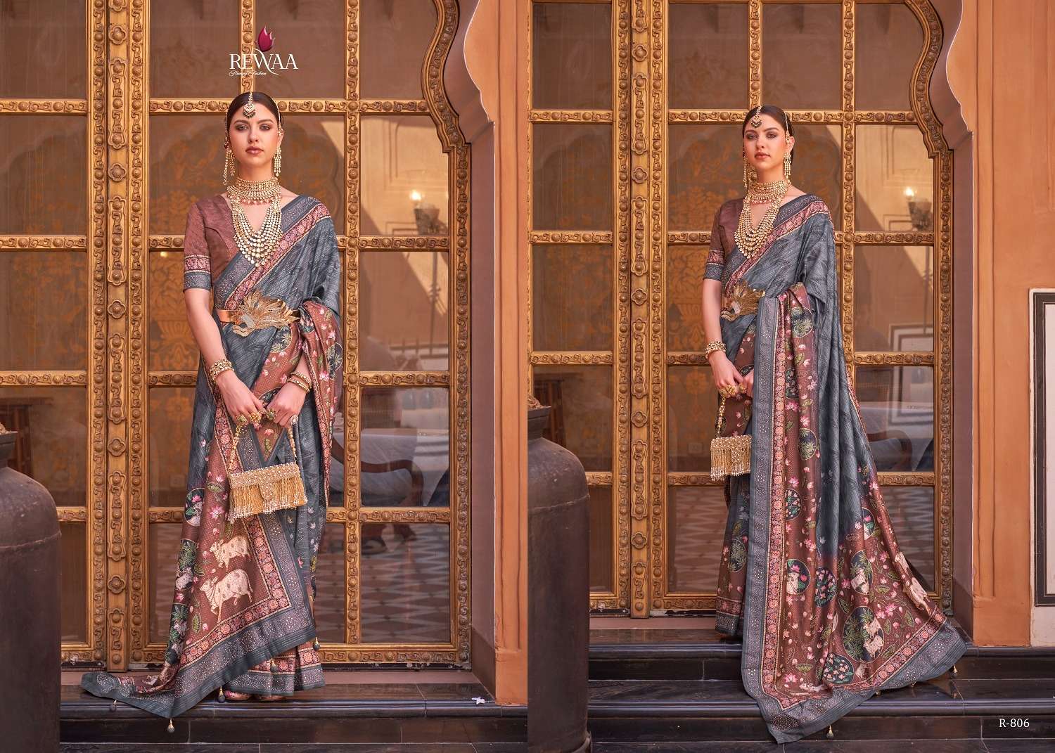 Rewaa Padmavat Vol 2 Silk Blend Designer Saree Wholesale catalog