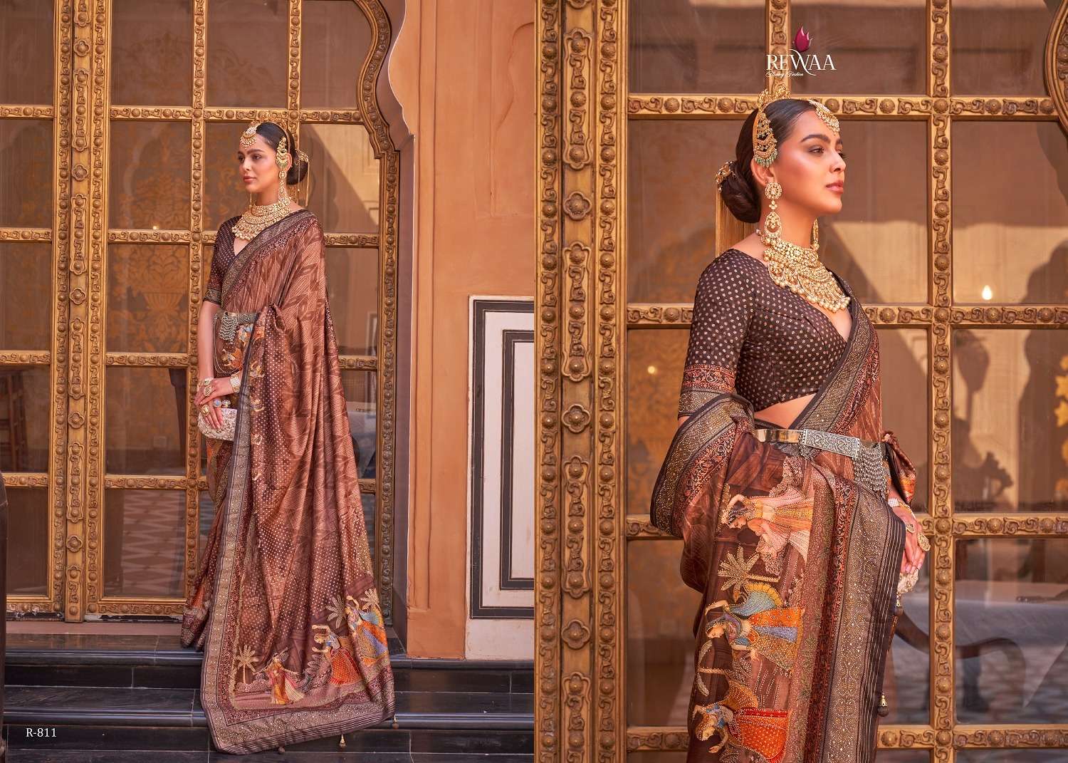 Rewaa Padmavat Vol 2 Silk Blend Designer Saree Wholesale catalog