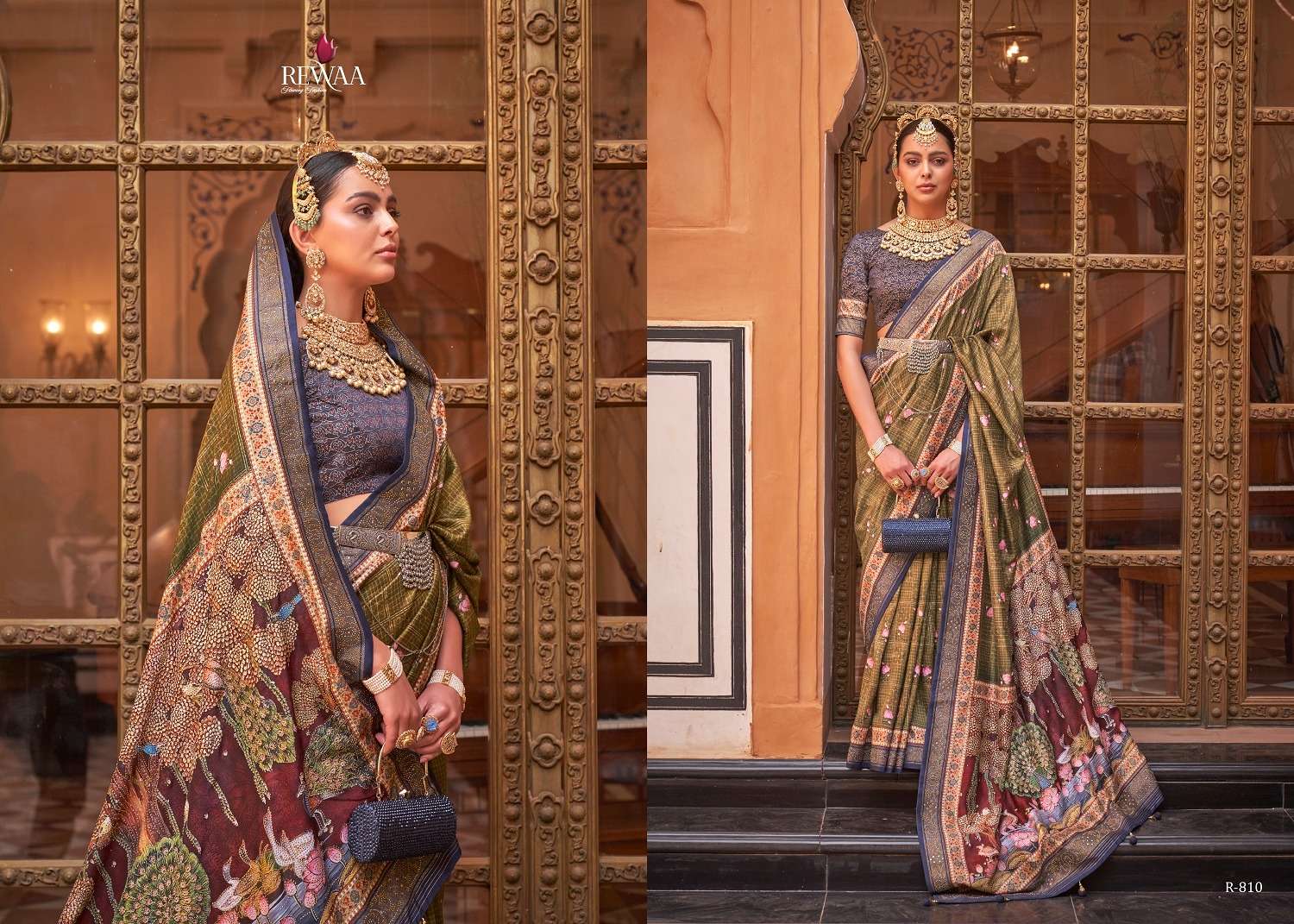 Rewaa Padmavat Vol 2 Silk Blend Designer Saree Wholesale catalog