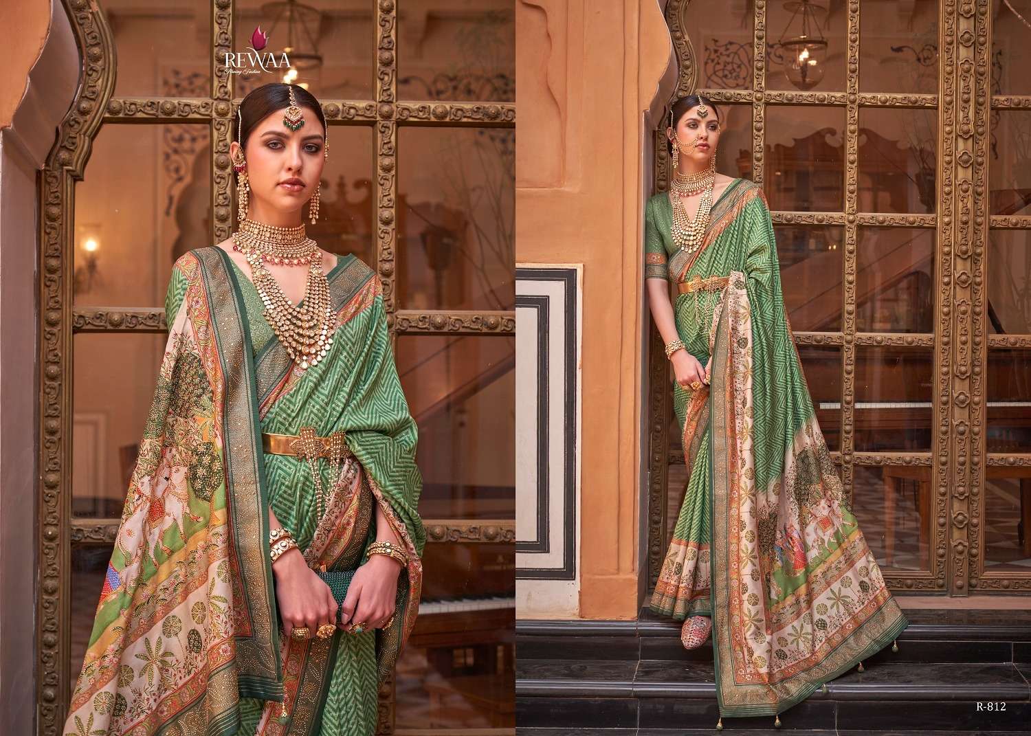Rewaa Padmavat Vol 2 Silk Blend Designer Saree Wholesale catalog