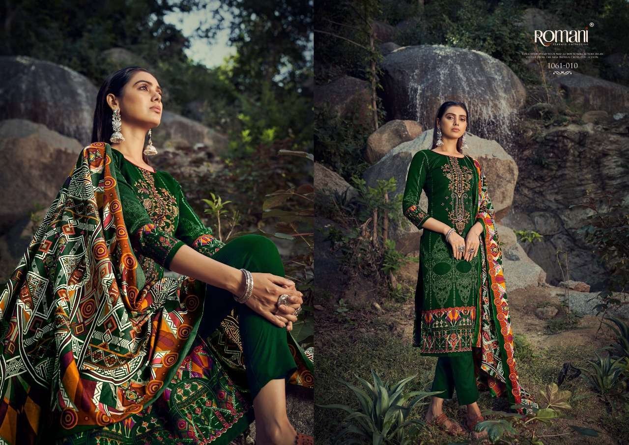 Romani Maria B Pashmina ELEGANT Look Salwar Suit  Wholesale catalog