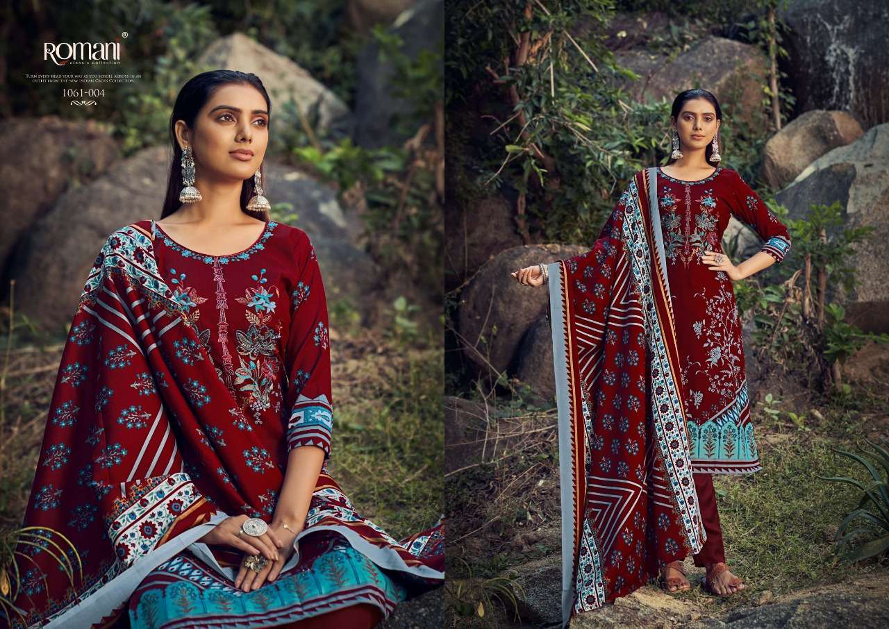 Romani Maria B Pashmina ELEGANT Look Salwar Suit  Wholesale catalog