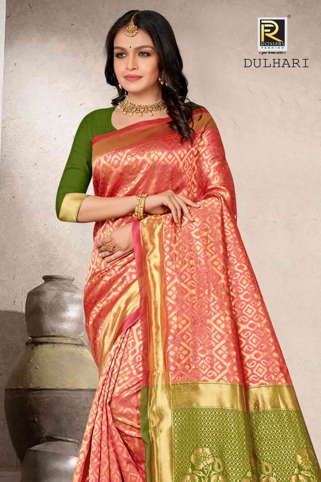 Ronisha Dulari banarasi silk Saree Wholesale catalog