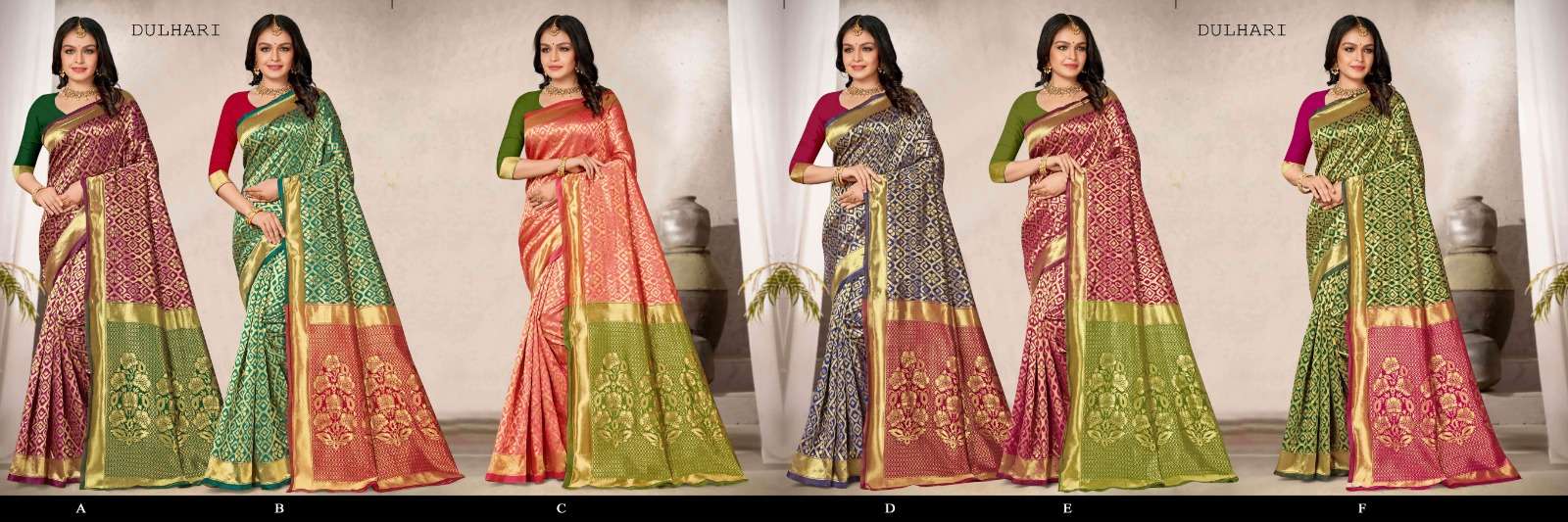 Ronisha Dulari banarasi silk Saree Wholesale catalog